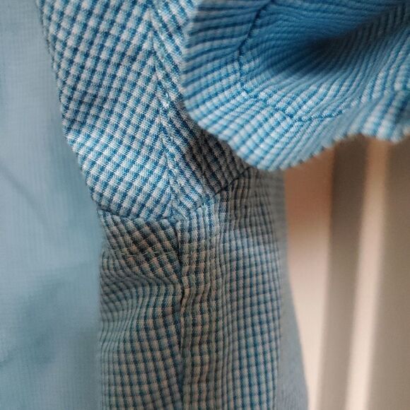 Cigar Box button up mens size xl Micro Checkered Button Up Shirt - Picture 6 of 9